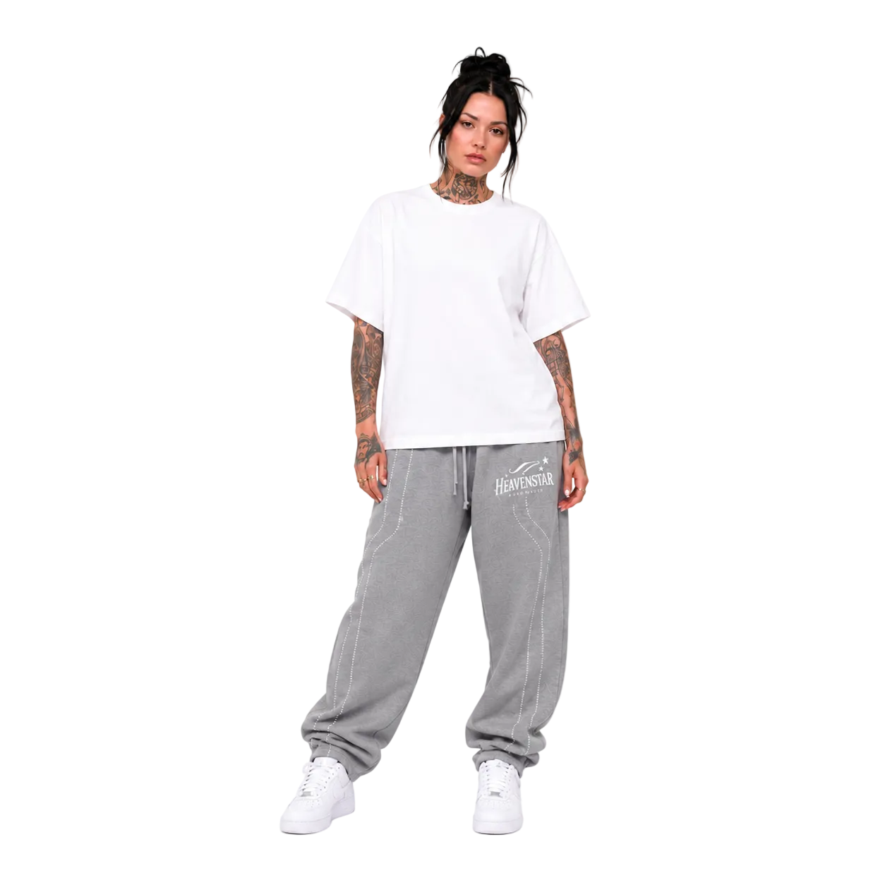 Ashy Gray Sweatpants